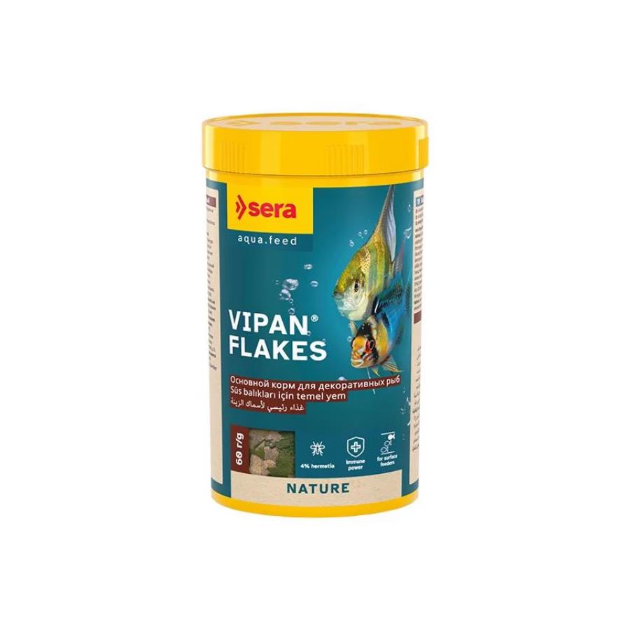 [100-32239] Sera Vipan Flakes Süs Balığı Yemi 250 Ml 60 Gr