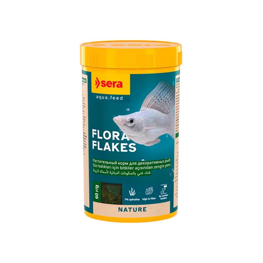 [100-32245] Sera Flora Flakes Süs Balığı Yemi 250 Ml 60 Gr