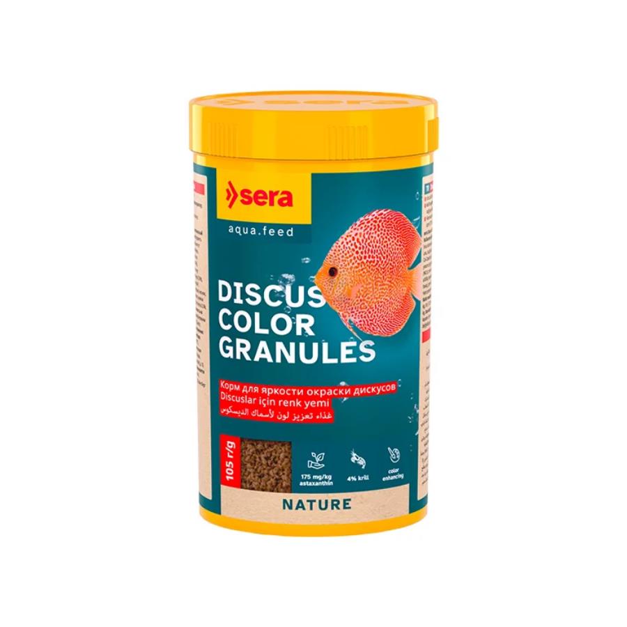 [100-0334] Sera Discus Color Granules Discus Balığı Yemi 250 Ml 105 Gr