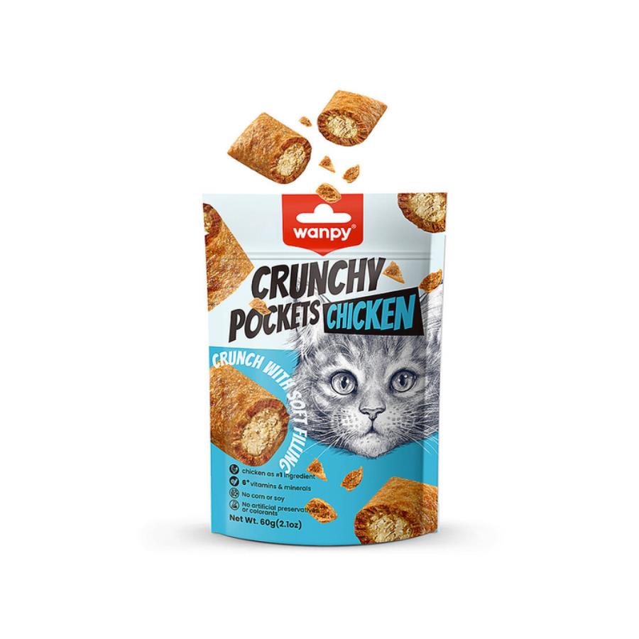 [PIWP-226] Wanpy Crunch Tavuklu Kedi Ödül Maması 60 Gr