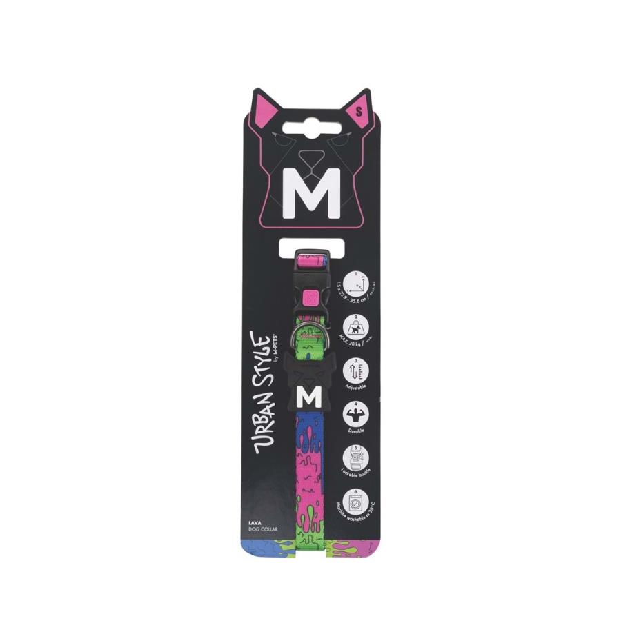 M-Pets Urban Style Lava Köpek Boyun Tasması S