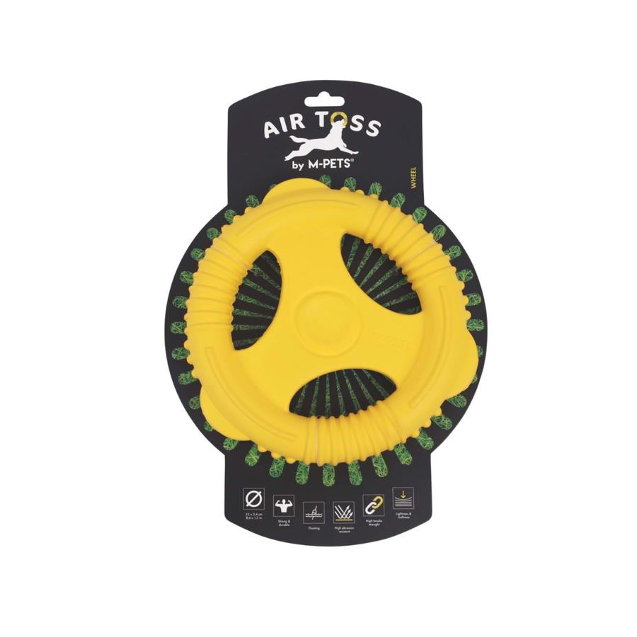 M-Pets Air Toss Whell Suda Yüzen Sarı Köpek Oyuncağı