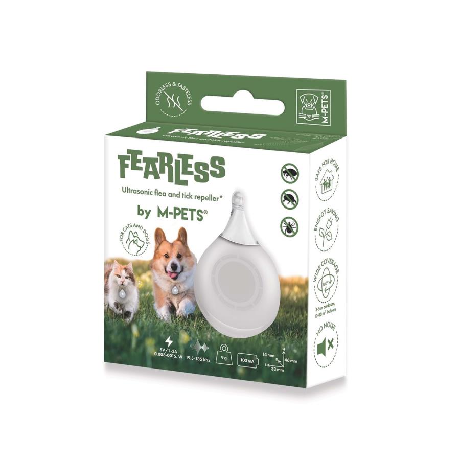 [60102699] M-Pets Fearless Ultrasonic Pire ve Kene Kovucu