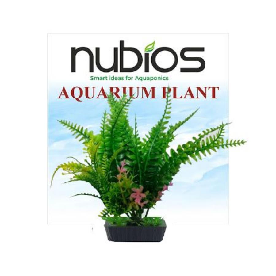 [630-Q737] Nubios Kare Tabanlı Plastik Bitki 17,5 Cm
