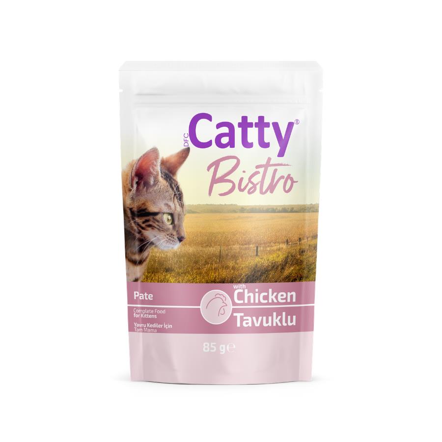 [8680542873755] Catty Bistro Tavuklu Yavru Kedi Konservesi 85 Gr