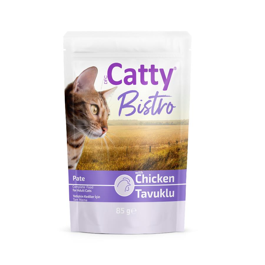 Catty Bistro Tavuklu Yetişkin Kedi Konservesi 85 Gr