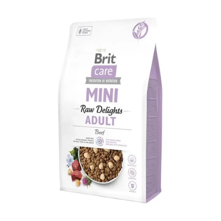 [8595602571307] Brit Care FD Raw Delights Biftekli Küçük Irk Yetişkin Köpek Maması 2 Kg