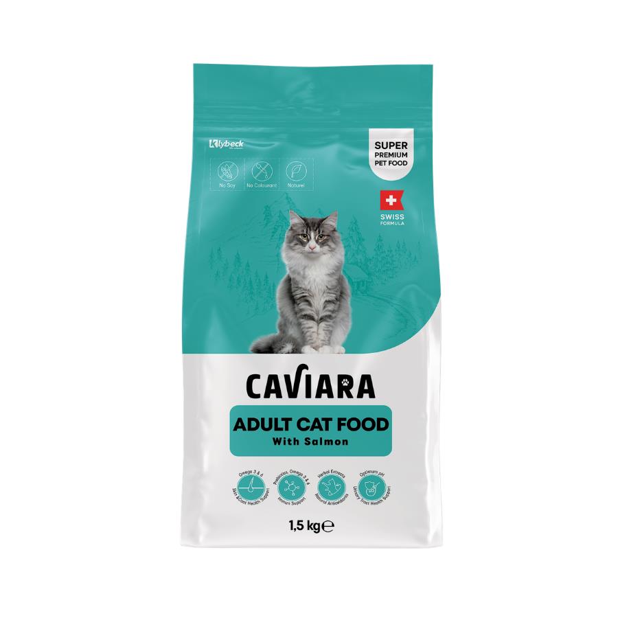 Caviara Somonlu Yetişkin Kedi Maması