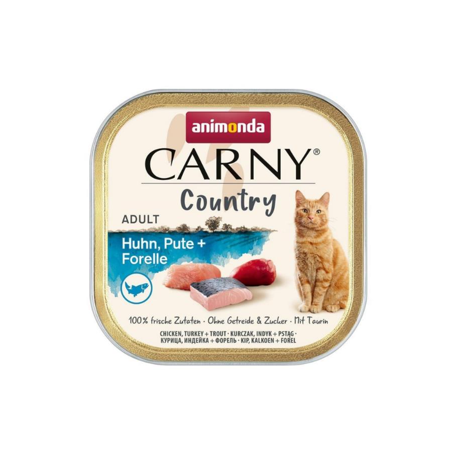 [200-083845] Animonda Carny Country Tavuklu Hindili ve Alabalıklı Yetişkin Kedi Konservesi