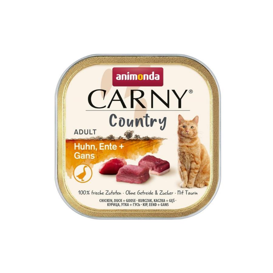 [200-083846] Animonda Carny Country Tavuklu Ördekli ve Kaz Etli Yetişkin Kedi Konservesi