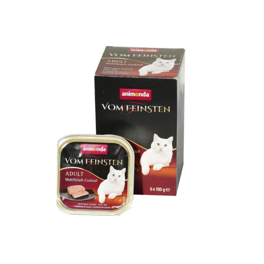[200-084227] Animonda VomFeinsten Karışık Etli Yetişkin Kedi Konservesi 100 gr x 6 Adet