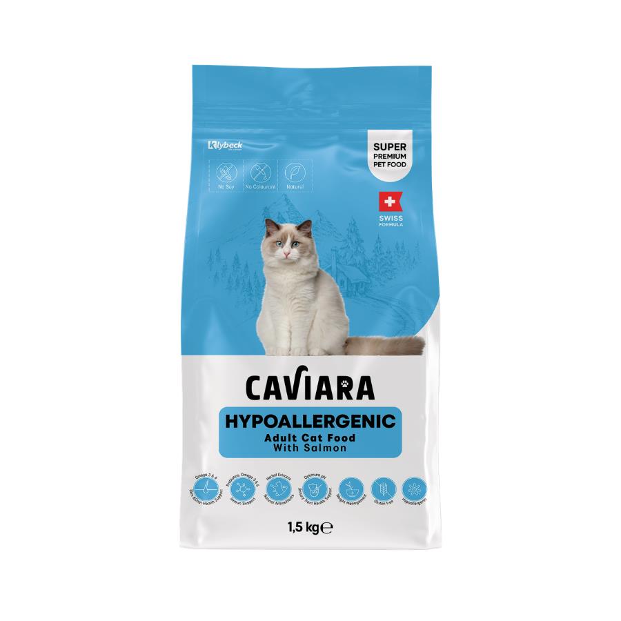 [KL-059] Caviara Hipoalerjenik Somonlu Yetişkin Kedi Maması