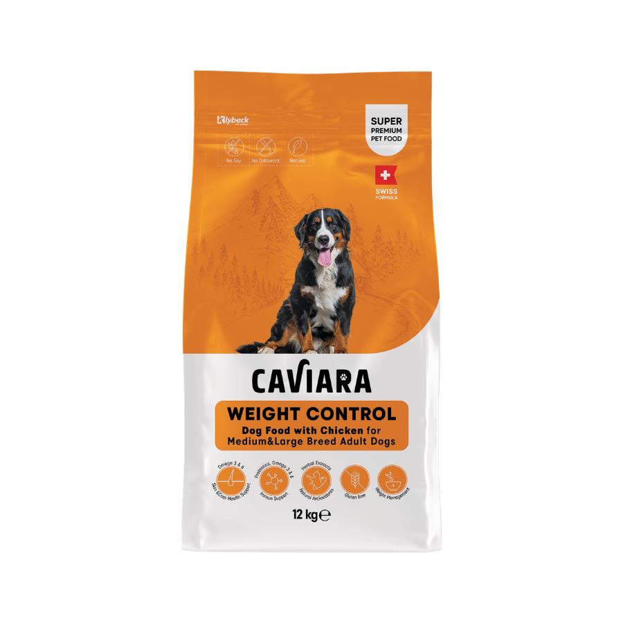 [KL-015] Caviara Kilo Kontrol Destekli Tavuklu Orta ve Büyük Irk Yetişkin Köpek Maması