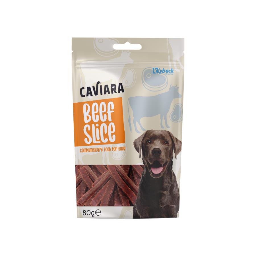 [KL-309] Caviara Kurutulmuş Sığır Dilim Köpek Ödül Maması