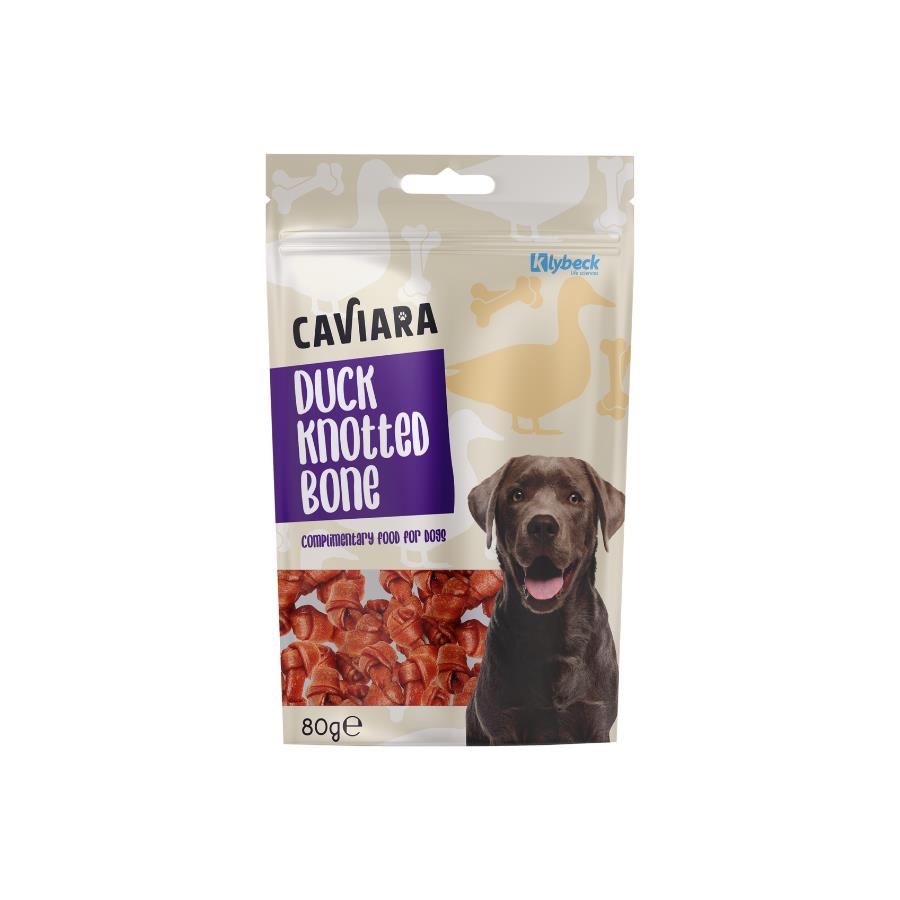 [KL-319] Caviara Ördek Etli Düğümlü Köpek Çiğneme Kemiği