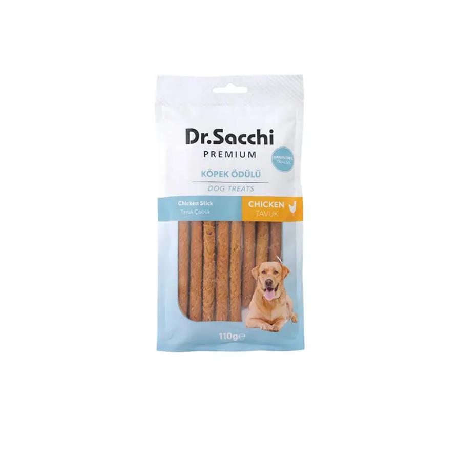 Dr. Sacchi Premium Tavuklu Çubuk Tahılsız Köpek Ödülü 10'lu