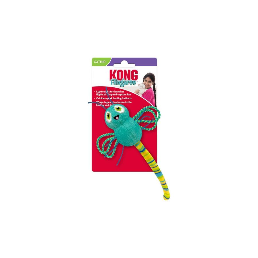 [390-CFL8E] Kong Flingaroo Yusufçuk Peluş Kedi Oyuncağı