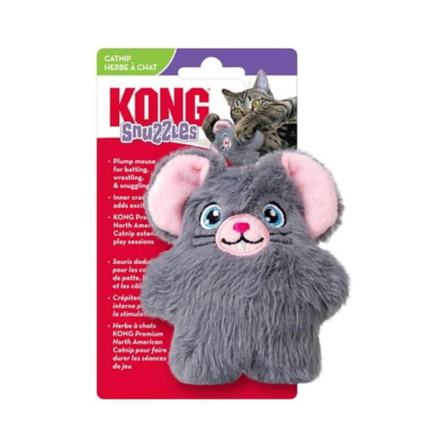 [390-CA118E] Kong Snuzzles Fare Peluş Kedi Oyuncağı