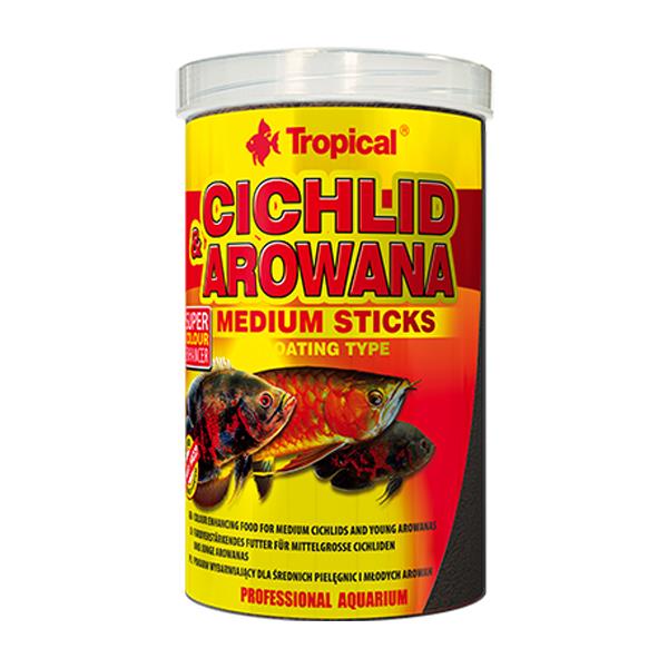 [63526] Tropical Cichlid&Arowana Medium Sticks Çiklit ve Arowana Çubuk Yemi