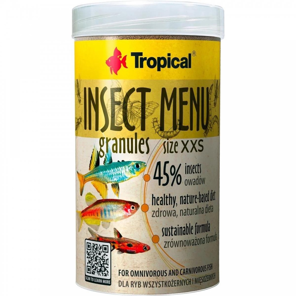 [64013] Tropical Insect Menu Gran XXS Granül Balık Yemi