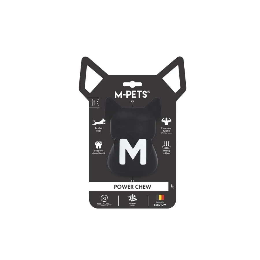 [10675808] M-PETS POWER CHEW KAUÇUK KÖPEK ÖDÜL OYUNCAĞI JET (M)