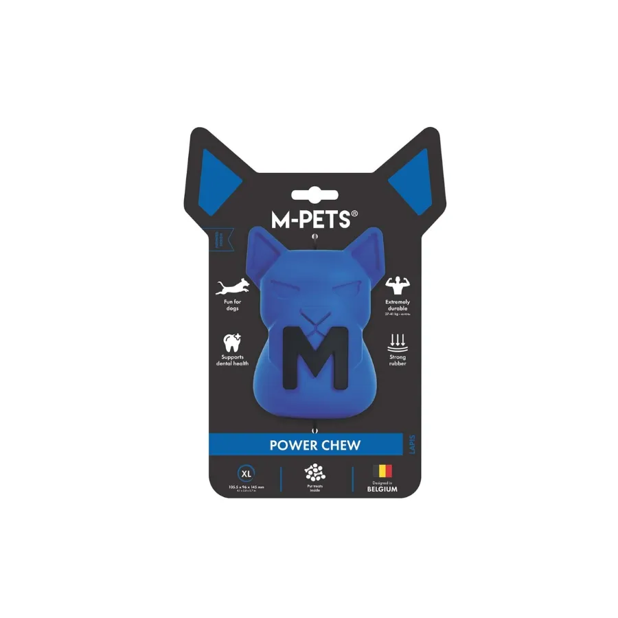 [10676417] M-PETS POWER CHEW KAUÇUK KÖPEK ÖDÜL OYUNCAĞI LAPIS (M)