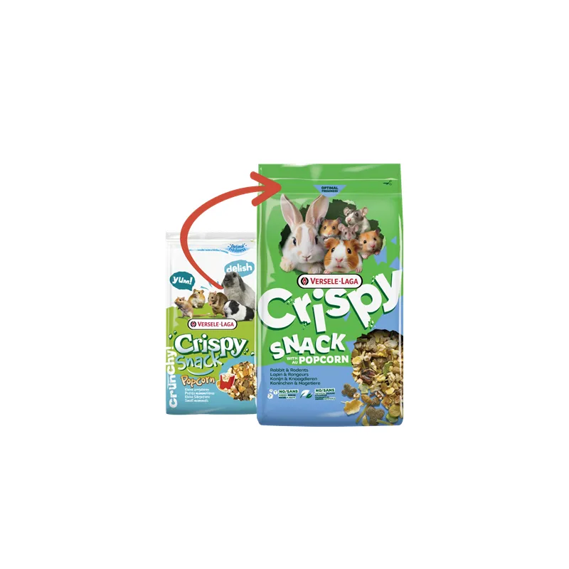 [810-461815] Versele Laga Crispy Snack Popcorn Kemirgen Yemi 550 Gr