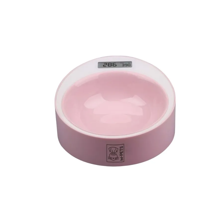 [10520007] M-Pets Yumı Smart Digital Pembe Tartılı Mama Kabı