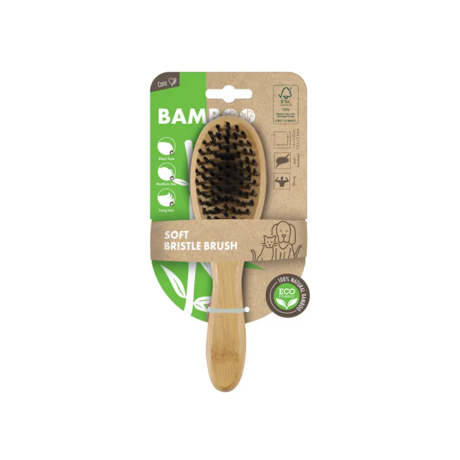 [10119199] M-Pets Bamboo Soft Kedi ve Köpekler İçin Tarama Fırçası