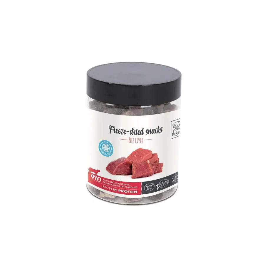 [19028199] M-Pets Freeze Dried Dondurularak Kurutulmuş %100 Dana Ciğeri Köpek Ödülü 50 Gr