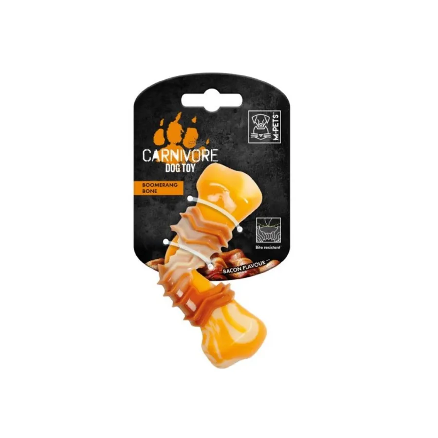 [10650299] M-Pets Carnıvore Dog Toy Boomerang Bone Pastırma Aromalı Köpek Çiğneme Oyuncağı