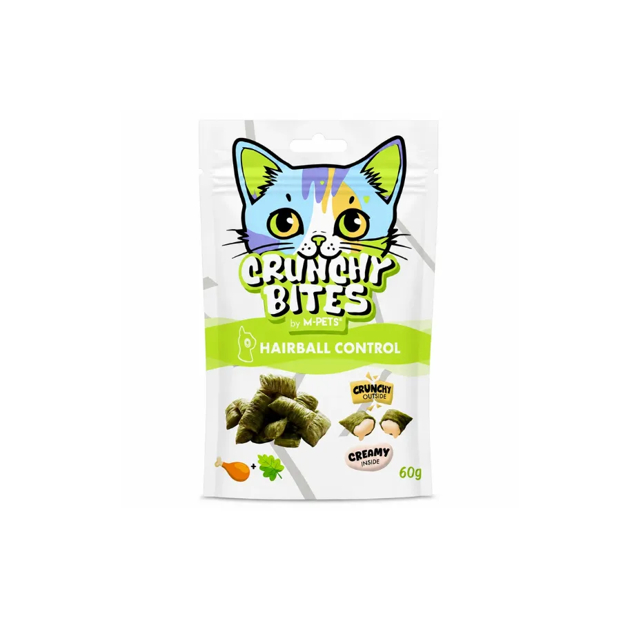 [29015799] M-Pets Crunchy Bites Haırball Control Tüy Yumağı Kontrolü Destekleyen Kedi Ödülü 60 Gr