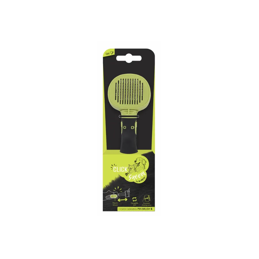 [60110099] M-PETS CLICK AND GROOM BASMALI MASAJ UCLU FIRÇA (S)