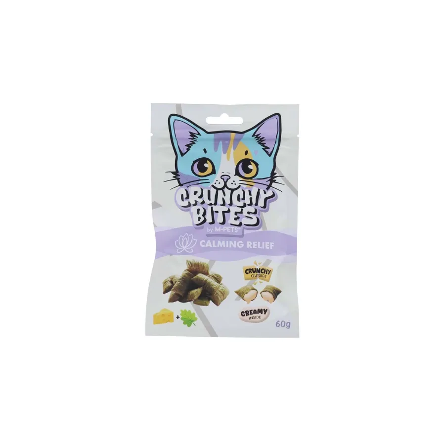 [29016199] M-Pets Crunchy Bites Calmıng Relıef Sakinleştirici Destek Sunan Kedi Ödülü 60 Gr