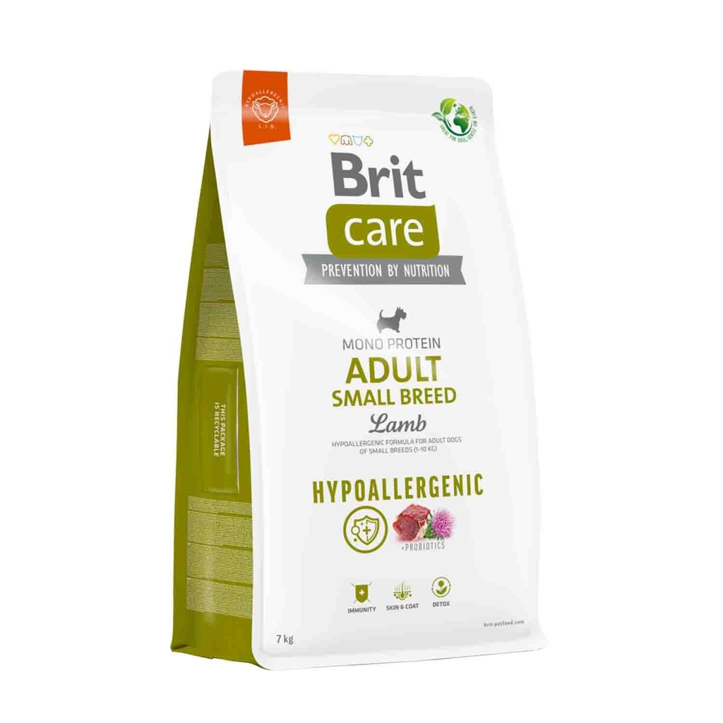 [8595602566150] Brit Care Hipoalerjenik Kuzulu Küçük Irk Yetişkin Köpek Maması 7 kg