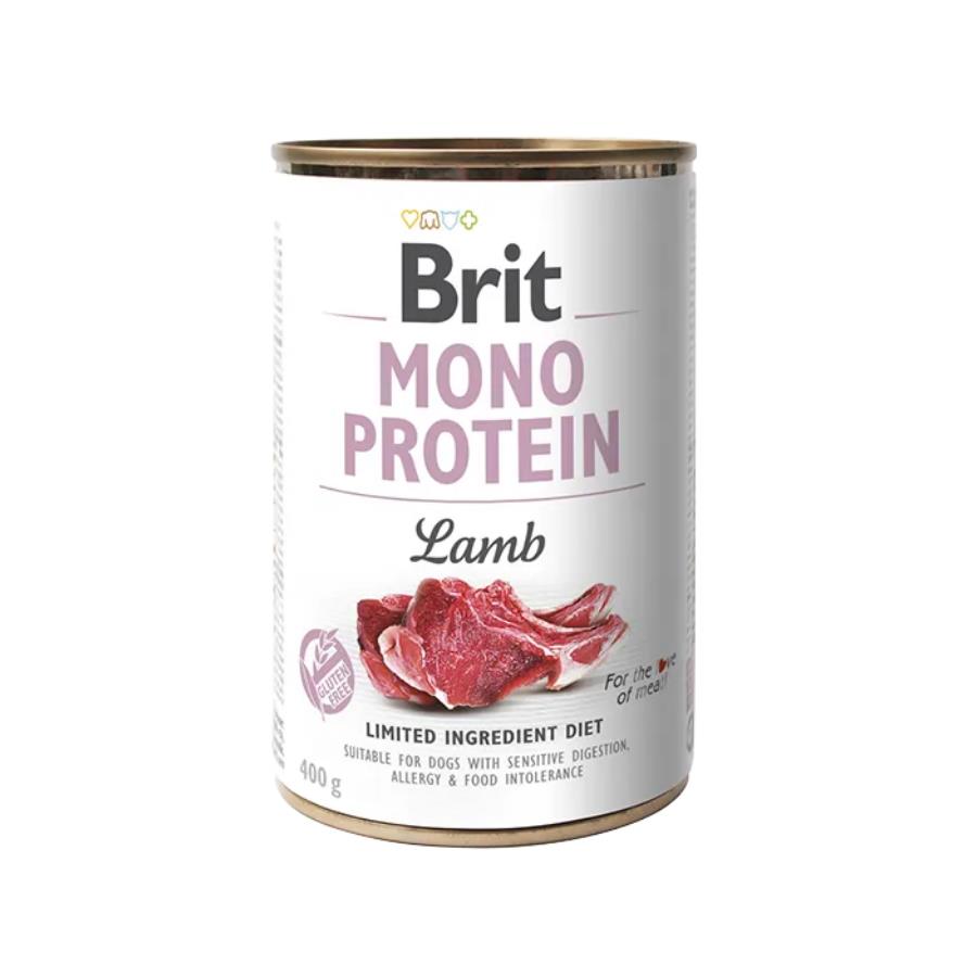 [8595602555369] Brit Care Mono Protein Kuzu Etli Yetişkin Köpek Konservesi 400 Gr