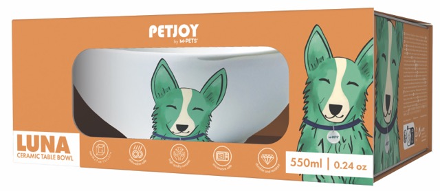 [60003699] M-Pets Luna Seramik Köpek Mama Kabı 550 Ml