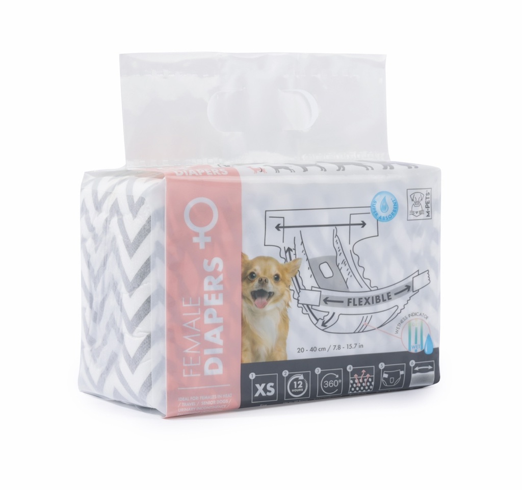 [10116799] M-Pets Diapers Dişi Köpek Külotu 10lu (M)