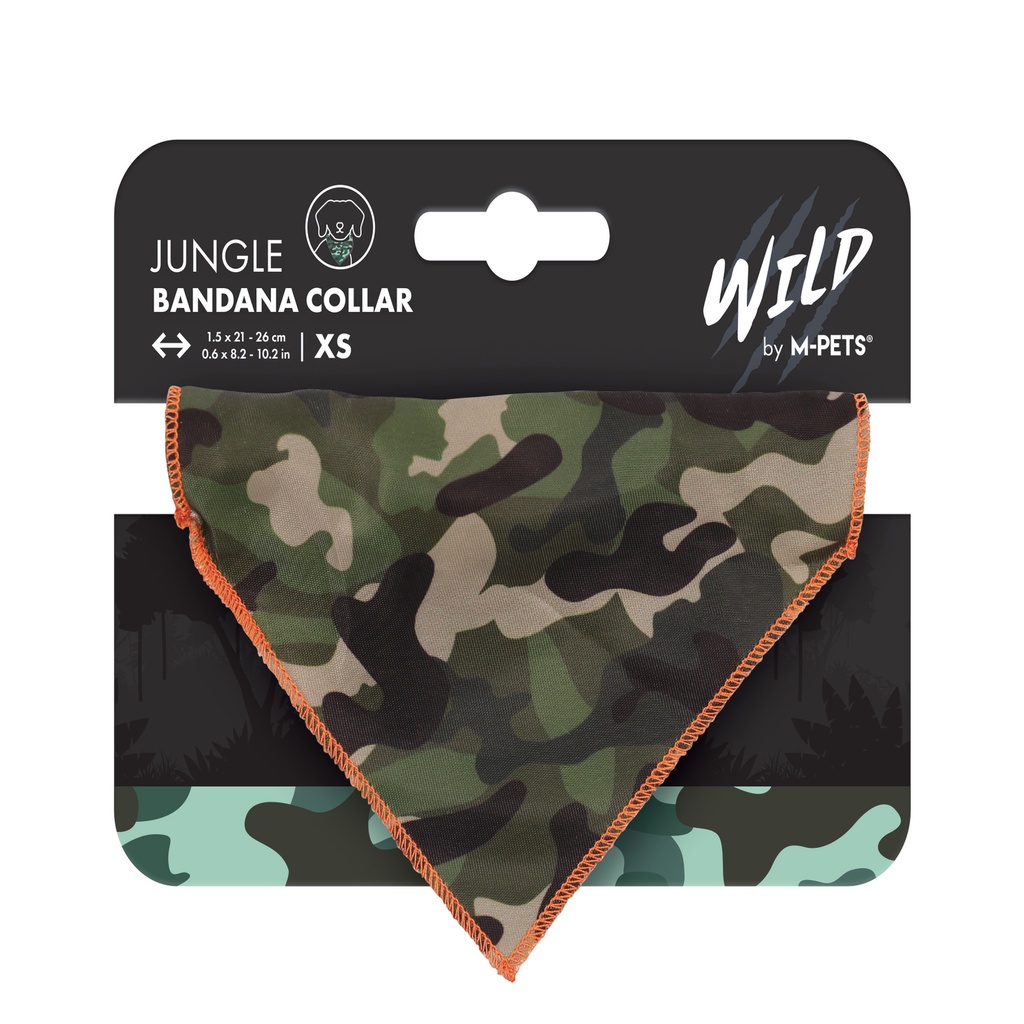 M-Pets Wild Jungle Bandanalı Köpek Tasması