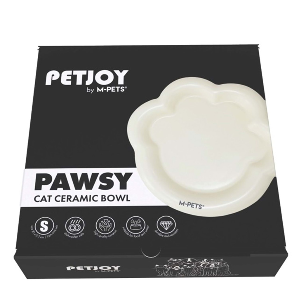 M-Pets Petjoy Pawsy Seramik Mama Kabı