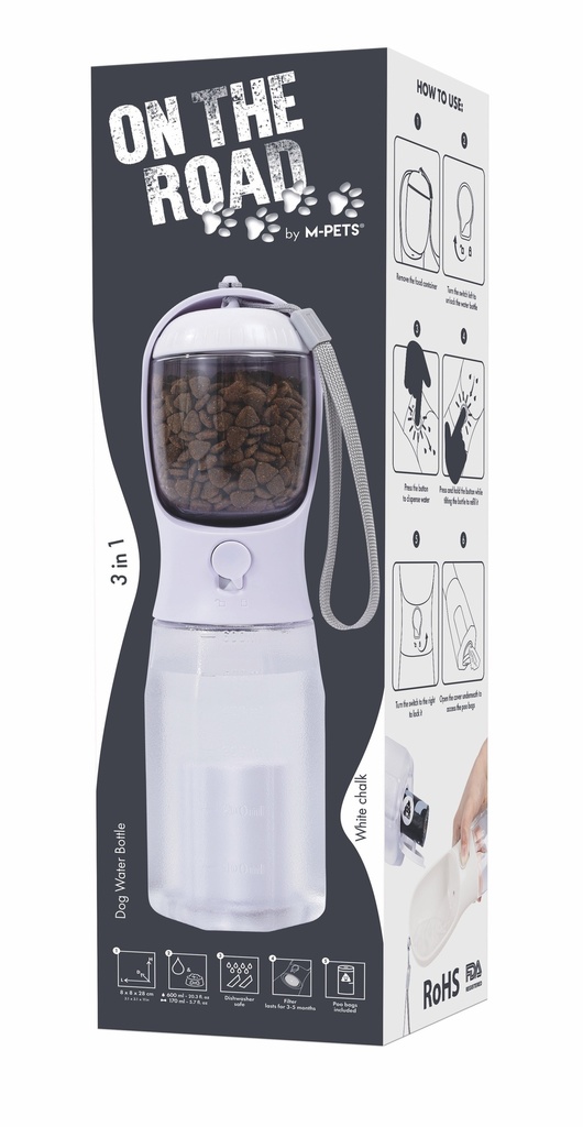 M-Pets On The Road 3in1 Köpek Seyahat Suluğu 600 Ml