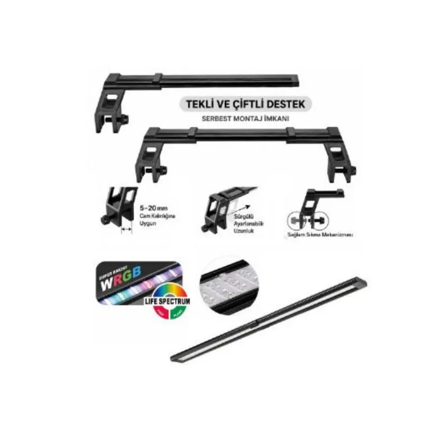 Coco Led Akvaryum Aydınlatması 35W Max 98 Cm