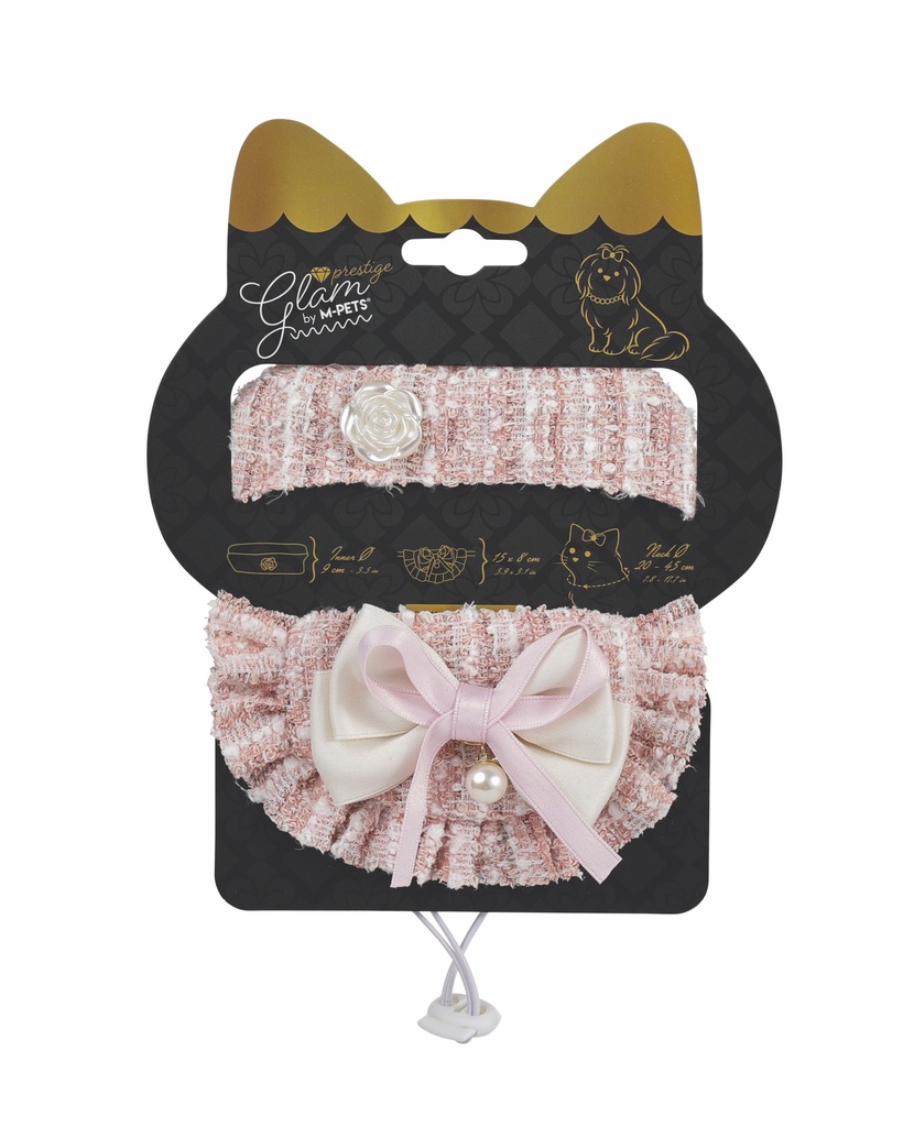 [60804499] M-Pets Glam Prestige Köpek Aksesuar Seti (Siyah)
