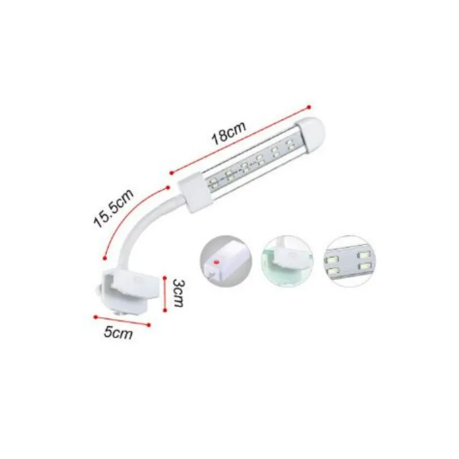Coco 5W Kristal Led Akvaryum Aydınlatma 130 Mm