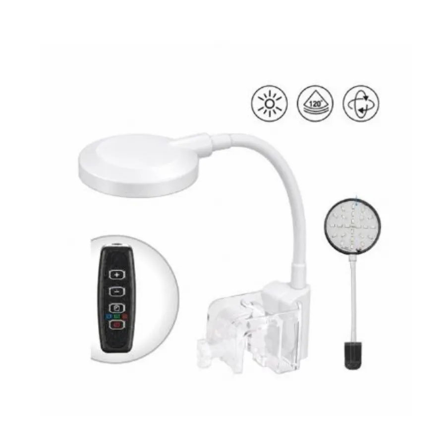[707-JY-25-WH] Coco 5W Nano Led Akvaryum Aydınlatma Çap Siyah 25 Mm