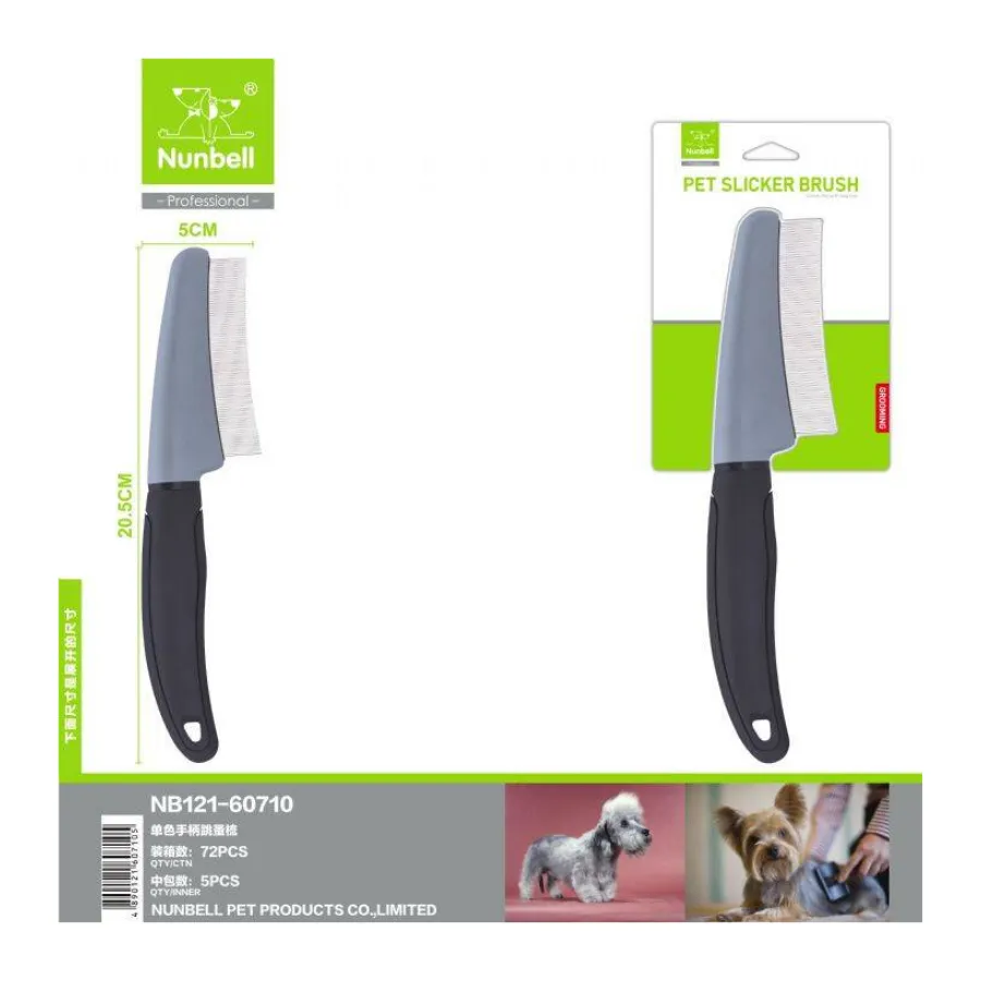 [560-4054] Nunbell Kedi ve Köpekler İçin İnce Telli Tarak (M)