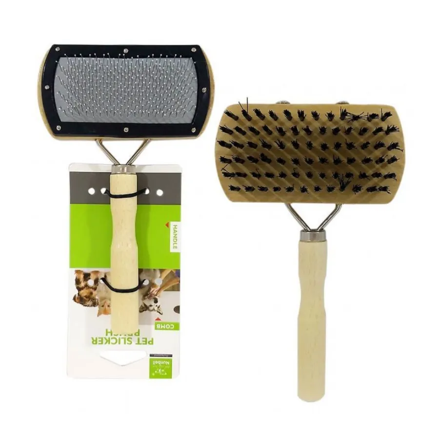 [560-4001] Nunbell Çift Taraflı Kedi Köpek Tarağı