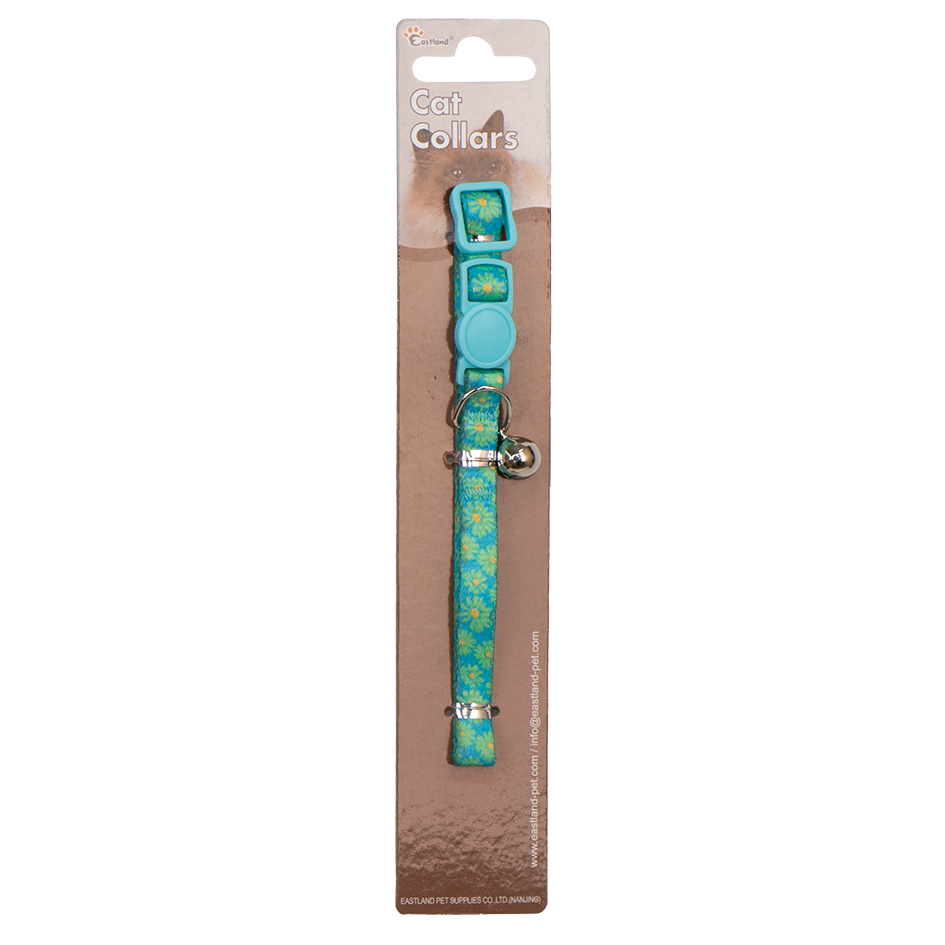 Eastland Klipsli Çiçek Baskılı Kedi Tasması 22-30 Cm