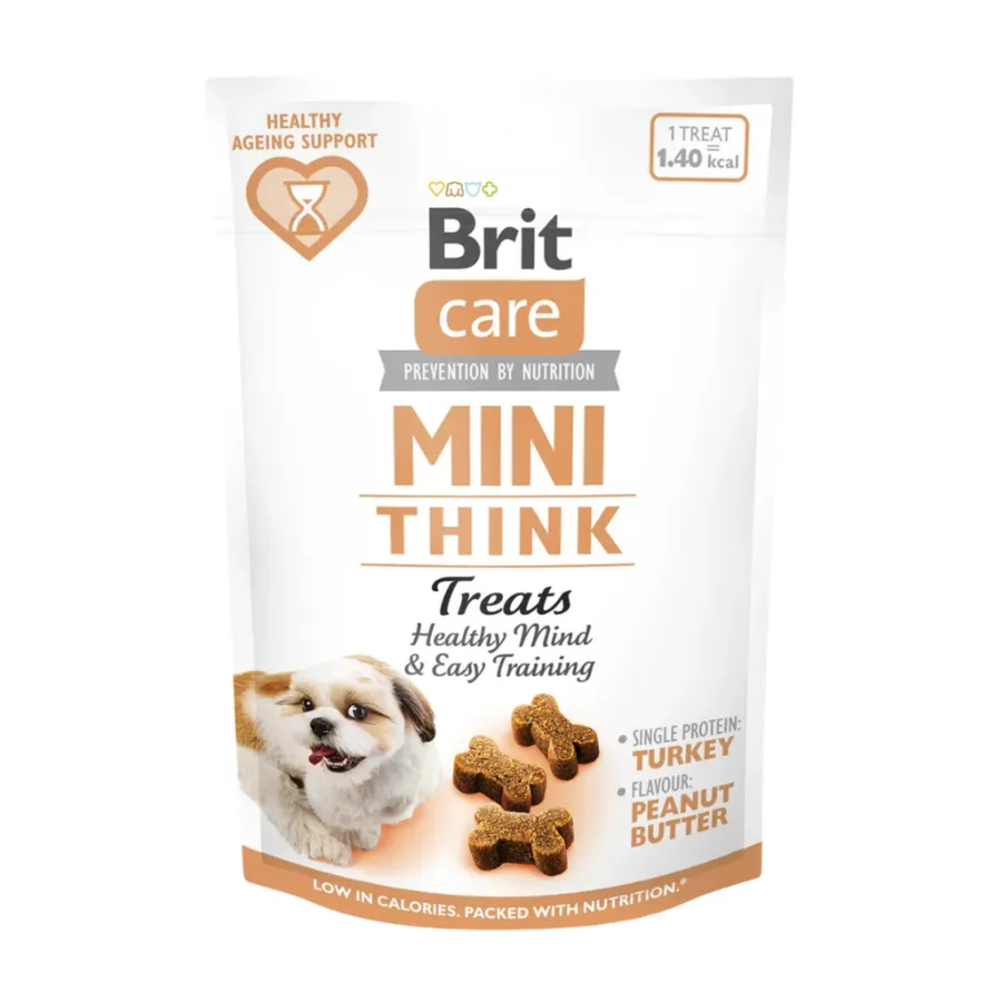 Brit Care Mini Treats Think Hindili Yarı Nemli Küçük Irk Köpek Ödül Maması 50 Gr
